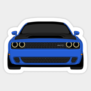 DODGE DEMON FRONT BLUE Sticker